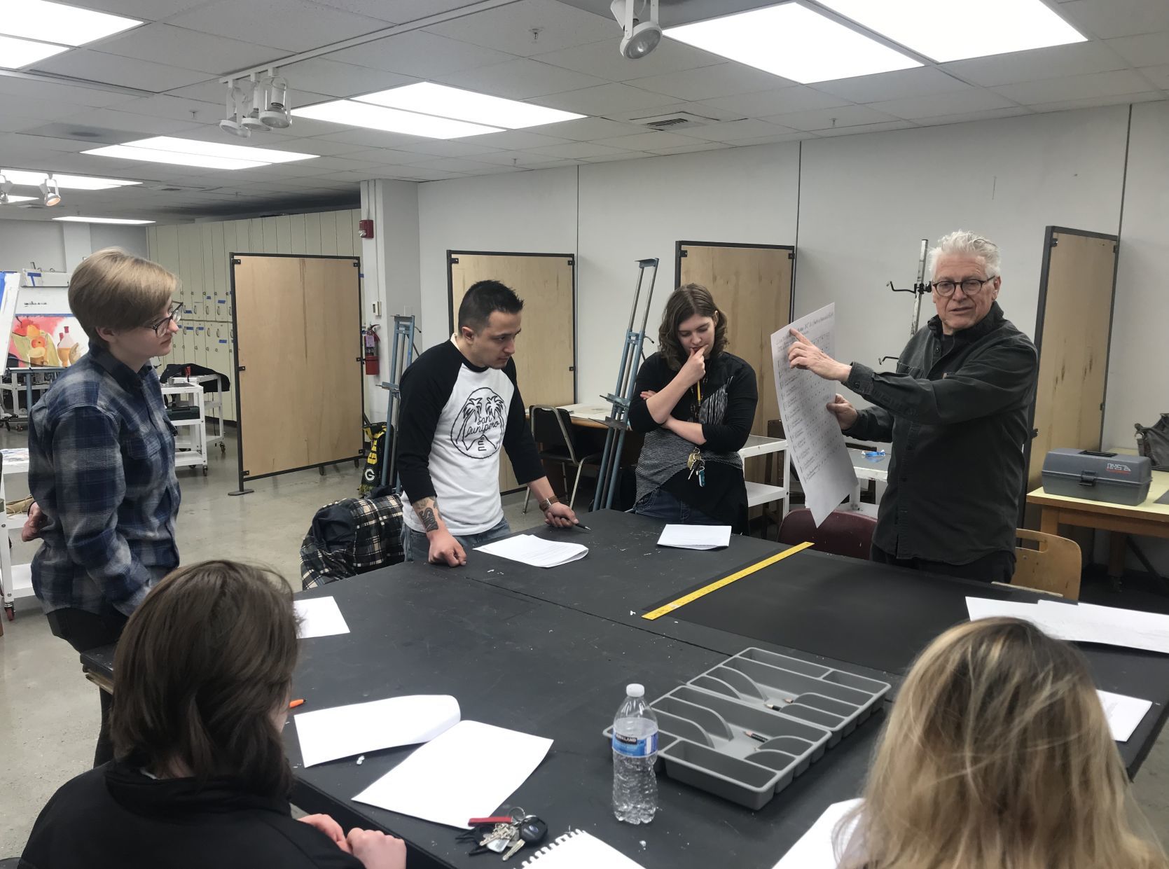 Art students at Montana State University Billings